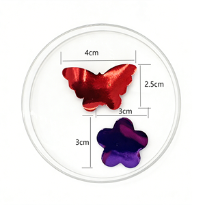 <span class=keywords><strong>Confettis</strong></span> de mariage métalliques en forme de pétales de papillon - Product Image 2