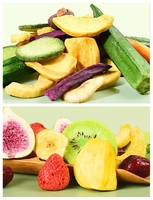 12 Soorten Gemengde Smaak Knapperig Fruit Gevriesdroogde Banaan Kiwi Plakjes Fd Vijgen Knapperig Fruit En Groente
