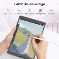 Film de protection d'écran ultra-fin 2.5D à texture papier pour iPad Pro 11, tablette, téléphone portable, anti-reflets, anti-traces de doigts, écriture