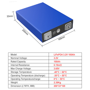 เซลล์แบตเตอรี่ปริซึม3.2V 100AH สำหรับรถกอล์ฟชุด KH-P keheng - Product Image 3