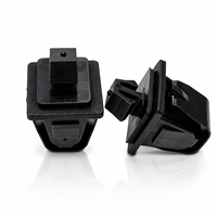 Loquet à poussoir compact en plastique, loquet de porte à déverrouillage par pression pour panneau intérieur, pour couvercle de port de charge arrière/interface de données