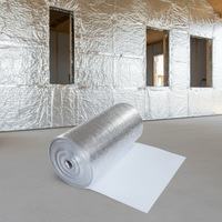 Barrière thermique écologique personnalisée en aluminium/MPET laminé avec feuille EPE XPE et renfort en tissu tissé