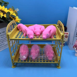 Juguete Antiestrés de PU con Forma de Cerdo Estilo TikTok para Jóvenes y Adultos, para Aliviar el Estrés y Jugar de Forma Creativa - Product Image 4