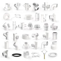 Offre Spéciale Fabricant – Dernier Prix Raccords de Tuyauterie en Plastique PVC/UPVC/Raccords de Tuyauterie sous Pression Coude 45° PVC Coude 90° PVC
