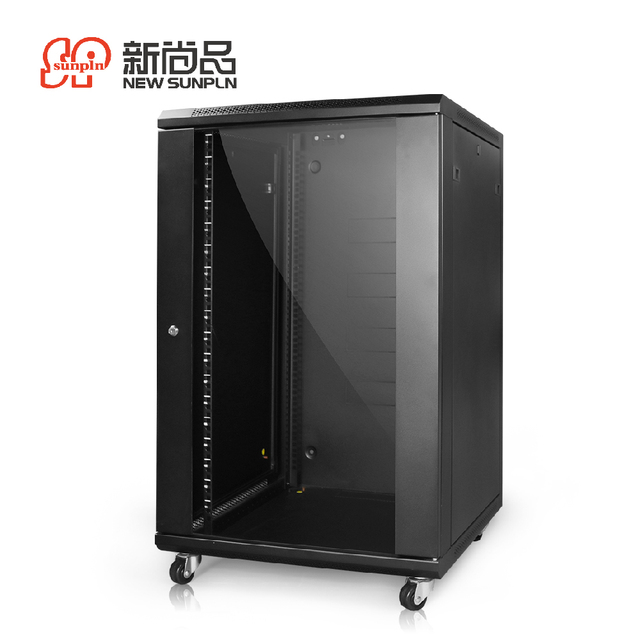 Wall Mount Cabinet Customized Networking Server Rack Support Movable Rack with Caster PDU Storage