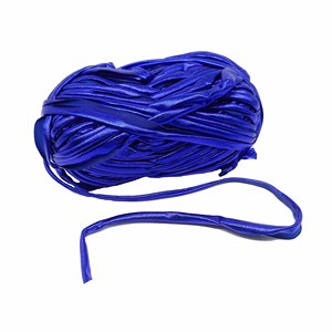 Metallic T-Shirt <b>Yarn</b> for Crocheting Handmade Bags <b>100</b>% <b>Polyester</b> <b>Yarn</b> for Woven Bags - Product Image 1