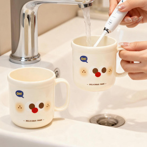 Mignon porte-brosse à dents de dessin animé avec poignée pour enfants et étudiants, support individuel, design peu encombrant - Product Image 4