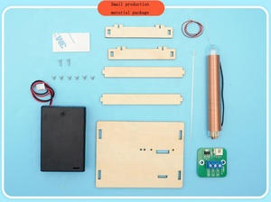 Dispositif <span class=keywords><strong>de</strong></span> transmission <span class=keywords><strong>de</strong></span> puissance sans fil pour bricolage Kit <span class=keywords><strong>de</strong></span> modèle en bois pour enfants Expérience <span class=keywords><strong>physique</strong></span> STEM Jouets éducatifs amusants - Product Image 2