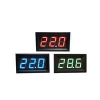 Voltmètre numérique étanche IMHOO 12V 24V pour voiture, camping-car, marine, ODM, CE, montage sur panneau, affichage LED