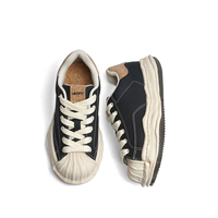 Chaussures décontractées unisexes en cuir véritable à semelle épaisse et souple, avec bout coquille et semelle fondue, à lacets, de haute qualité, vente en gros