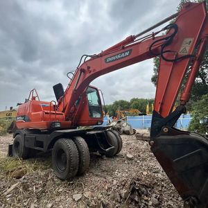 Machines à performance stable Excavatrice DH210W-7 d'occasion Doosan Excavatrice hydraulique à DH210W-7 roues Doosan en vente - Product Image 5