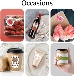 Không thấm nước Vòng dán tùy chỉnh cho doanh nghiệp chấp nhận Trắng Vinyl tùy chỉnh tự dính tên thương hiệu logo nhãn, KEYI-123 in - Product Image 5