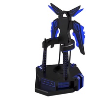 Simulateur de vol d'oiseau 9D VR 720 Wingsuit certifié CE de haute technologie JiaYi, équipement de vol debout en intérieur, mouvement en métal et plastique