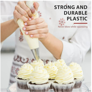 Sacchetti per Pasticceria Usa e Getta da 8 Pollici per Decorazioni di Torte, Creme e Dessert - Product Image 3