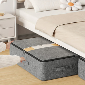 Under Bed <b>Storage</b> Bag Large Capacity Dustproof Rectangle Quilt <b>Storage</b> For Wardrobe - Product Image 1