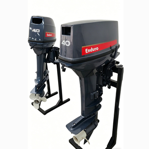 Moteur hors-bord essence 2 temps 40 CV 2 cylindres E40J neuf avec arbre long pour bateau à vendre - Product Image 2