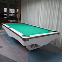 Professioneller 9ft/8ft Billardtisch aus Massivholz mit Jiujiang-Schwarzschiefer für internationale Turniere