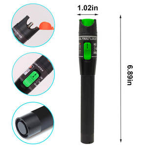 10mw רשת 20mw כבל טסטר לייזר אדום מקור אור אור מקור סיב אופטי מד מתח חזותי - Product Image 3