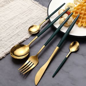 Juego de Cubiertos de Acero Inoxidable Portugués, Vajilla Occidental con Cuchillo para Carne, Tenedor y Cuchara Puntiagudos, Set de Regalo - Product Image 4