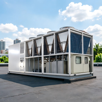 Unité de climatisation compacte intelligente de 25 tonnes avec récupération de chaleur et contrôle PLC, climatiseur à air refroidi R410A pour hôpitaux, laboratoires et salles blanches