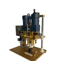 Machine de capsulage à vis électrique semi-automatique pour bouteilles en verre neuves avec 1 an de garantie-utilisation pour petites entreprises