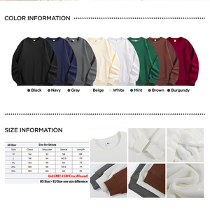 Felpa Invernale Personalizzata di Alta Qualità, Spessa 500 Gsm, con Stampa Sublimatica, Collo Tondo, Ricamata per Uomo - Product Image 4