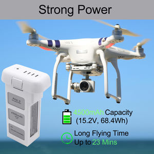 Batería de Dron para DJI <span class=keywords><strong>Phantom</strong></span> 3 <span class=keywords><strong>Pro</strong></span> / Standard / Advanced / SE / 4K 15.2V 4500mAh LiPo 4S Baterías de Repuesto Inteligentes para UAV - Product Image 2