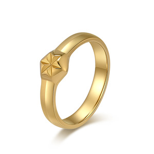 Fashionable, minimalist, unisex <b>titanium</b> steel <b>rings</b>/bracelets for men, women, and couples a high-end accessory popular across - Product Image 5