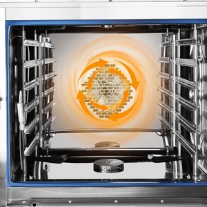 Horno Comercial de 10 Bandejas Multifunción con Caldera Integrada para Cocción Libre y Eficiente para Aplicaciones de Panadería CKW-10D 10 Bandejas - Product Image 2