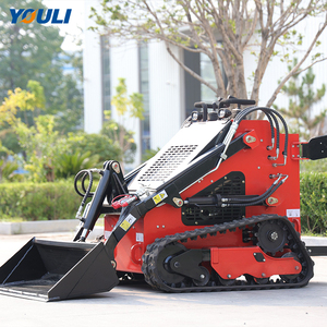Youli backhoe חדש קטן מתנשא קרקע מכונות גינה קטנה מגלשן גלגל החלקה מטעין - Product Image 1
