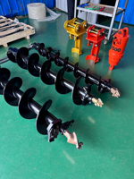 Perceuse de terre hydraulique personnalisée pour foreuse de roche d'excavatrice