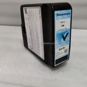 Videojet Cartridge tinta rias wajah biru V496-D kelas makanan asli 750ml kartrid tinta untuk Videojet CIJ printer Inkjet FG