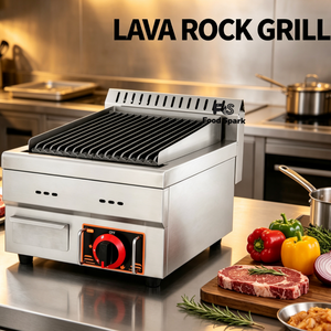 Parrilla de <span class=keywords><strong>Gas</strong></span> Comercial con Piedras Volcánicas, Barbacoa de Mesa con Piedras Volcánicas para un Sabor Ahumado Auténtico |   Equipamiento para Restaurantes <span class=keywords><strong>y</strong></span> Bares - Product Image 1