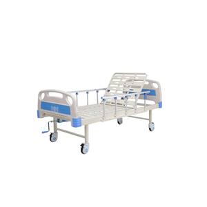 Lit médical d'hôpital manuel à une poignée, 1 fonction, lit de soins à domicile, utilisé pour les services ambulatoires hospitaliers - Product Image 2