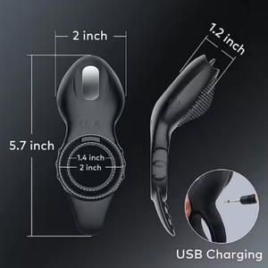 Tiktok Hot Sale Koppels Seksspeeltje Afstandsbediening Cock Ring <span class=keywords><strong>Time</strong></span> Stimuleert Vrouwelijke Meerdere Gevoelige Gebieden - Product Image 5