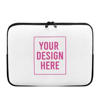 Custom Business Laptop Sleeve Material DE BUCEO Cierre de cremallera Escuela Viajes al aire libre Imprimir Demanda Computadora Moda Diseño de lujo