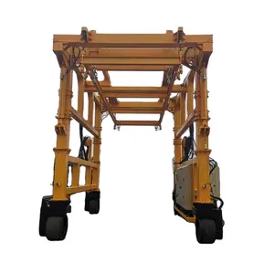 Straddle Carrier Container Stack Crane Karet Ban Gantry Crane untuk Dijual