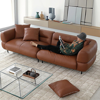 Canapé modulaire inclinable en velours 3 places, ensemble de meubles modernes en ligne droite, canapé sectionnel long pour salon