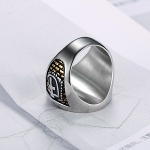 <span class=keywords><strong>Bague</strong></span> <span class=keywords><strong>diamant</strong></span> or et argent en acier inoxydable pour <span class=keywords><strong>homme</strong></span> <span class=keywords><strong>Bague</strong></span> croix chevalier templier croisé <span class=keywords><strong>rouge</strong></span> <span class=keywords><strong>Bague</strong></span> chevalier templier dominateur - Product Image 6