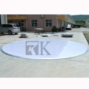 Piso de baile portátil redondo de aluminio con sistema de enclavamiento - Product Image 4