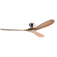 Ventilateur de plafond à moteur DC F787 avec télécommande - Éclairage LED réglable - 3 pales en métal - Design moderne - 6 vitesses - Garantie de 10 ans - Silencieux