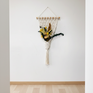 Cesto Sospeso Moderno in Corda di Cotone Beige, Decorazione Murale Fatta a Mano, Vaso da Parete, Cuccia per Gatti, Accessorio per Animali Domestici - Product Image 6