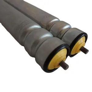Roller With Rubber 38mm Diameter Zinc Plated Roller With Rubber Coating Sheet