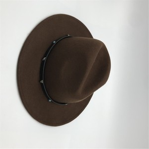 Cappello Fedora <span class=keywords><strong>Trilby</strong></span> in Lana con Logo Personalizzato, Prezzo di Fabbrica, Vendita all'Ingrosso - Product Image 2