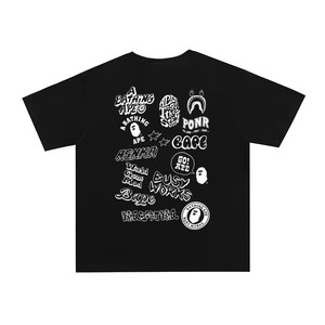 เสื้อยืดพิมพ์ลายตัวอักษร รุ่นพรีเมียม ปี 2026 พร้อมส่ง ลายพิมพ์ลิงสุดเทรนดี้ เสื้อแฟชั่นดีไซน์เนอร์ ขายดี - Product Image 5