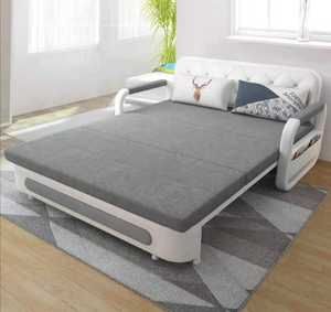 Sofá <span class=keywords><strong>Barato</strong></span> Moderno de Madera, Silla Plegable, Sofá Cama de Tres Plazas, Diván Multifuncional para Sala de Estar - Product Image 2