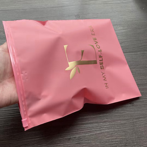 Bolsa con Cierre Hermético Rosa Mate Reutilizable a Precio de Fábrica, Resistente al Desgaste, a la Humedad, Reciclable, Impresión Offset - Product Image 3