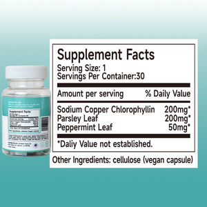 Complément alimentaire désodorisant pour le corps OEM, 30 capsules, contrôle naturel des odeurs, complément alimentaire, 1 capsule par jour - Product Image 4