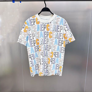 <span class=keywords><strong>Element</strong></span>-<span class=keywords><strong>Camiseta</strong></span> tejida de verano para <span class=keywords><strong>hombre</strong></span>, Jersey informal con estampado digital de manga corta estilo callejero sencillo - Product Image 1