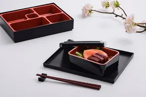 Good Quality Bento Box Factory Supplier Cheap 5 Compartment Bento Box 27 X 21cm Thermal Insulated Bento Box With Lid